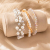3 in 1 Twist Elegance Pearl Beads Bracelet Set by CHAMMAQ - Image 2