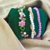 3-in-1 Beaded Bracelet Set – Elegant Handmade Crystal & Pearl Bracelets by CHAMMAQ
