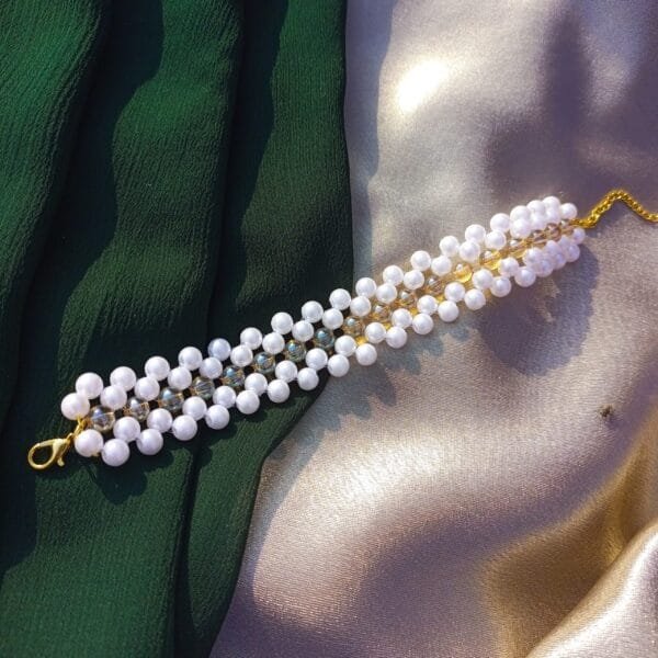 Classic Pearl beads Bracelet by CHAMMAQ - Image 3