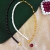 CHAMMAQ Dual Glam 2-in-1 Necklace – Black & White Elegance ✨