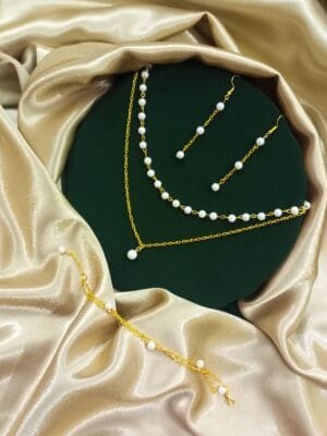 CHAMMAQ Elegant Pearl Jewelry Set