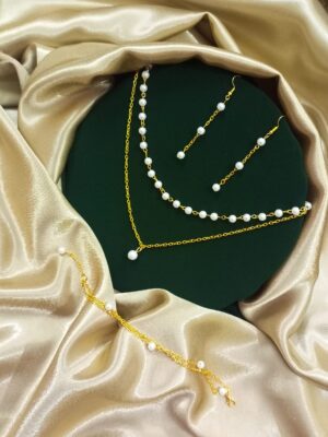 CHAMMAQ Elegant Pearl Jewelry Set