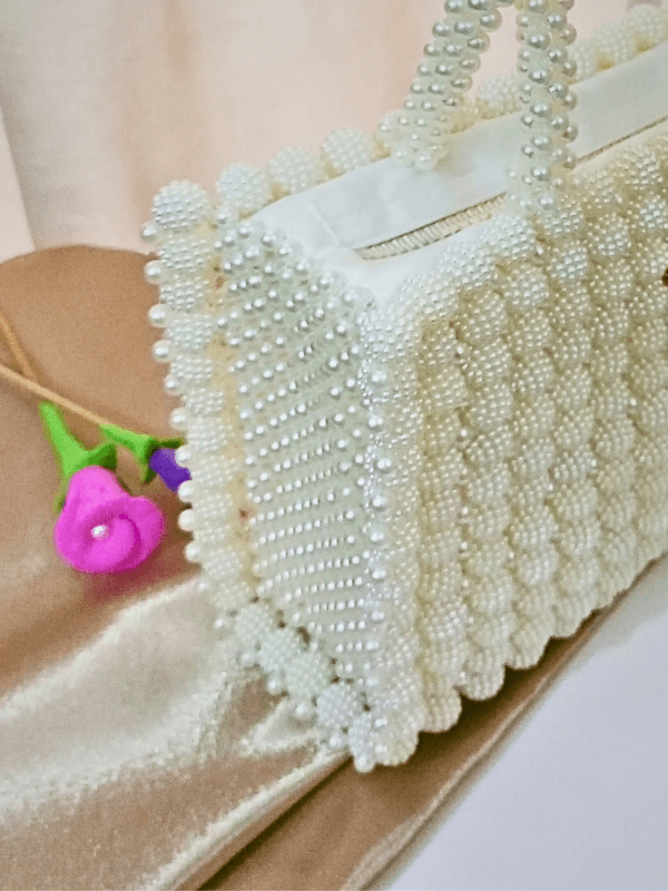 BerryCharm Trendy Berry Beaded Handbag  | Berry Beads | Handmade by CHAMMAQ - Image 3