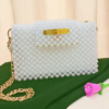 Dazzle Dot Beaded Handbag for Ladies | Elegant Bead Purse by CHAMMAQ