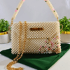CHAMMAQ Floral Pearl Beaded Bag ✨ – Elegant Handmade Luxury
