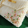 CHAMMAQ Floral Pearl Beaded Bag ✨ – Elegant Handmade Luxury - Image 4
