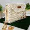CHAMMAQ Floral Pearl Beaded Bag ✨ – Elegant Handmade Luxury - Image 5