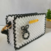 Stylish Beaded Purse – Handmade White Beaded Purse by CHAMMAQ