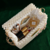 CHAMMAQ Floral Pearl Beaded Bag ✨ – Elegant Handmade Luxury - Image 3