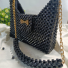 Beaded Shoulder Bag by CHAMMAQ – Midnight Gleam Luxury - Image 4