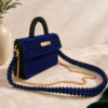 Black Beaded Bag – Elegant Velvet Handbag by CHAMMAQ - Image 2