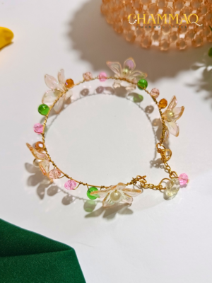 Fairy Bracelets by CHAMMAQ - Floral Handmade Bracelets