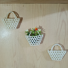 Pearl Beaded Mini Basket Wall Décor by CHAMMAQ | Set of 3 Mini Baskets