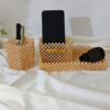 CHAMMAQ Beaded Handmade Organizer – Makeup, Phone & Desk Holder - Image 3