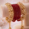 6-Piece Bridal Gajra Bracelet Set Handcrafted by CHAMMAQ - Image 2
