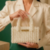 Pearl Beaded Bag – BerryCharm Handmade Handbag Beaded by CHAMMAQ