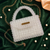 Beaded Crystal Radiance Luxury Top-Handle Bag by CHAMMAQ - Image 3