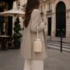 Beaded Pearl Bucket Bag by CHAMMAQ – Ivory Gleam Luxury