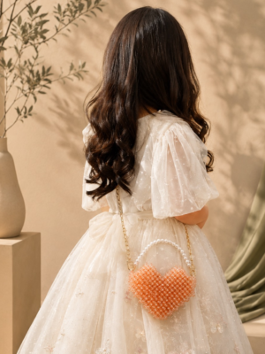 Beaded Mini Heart Bag by CHAMMAQ – Sweetheart Glow Luxury
