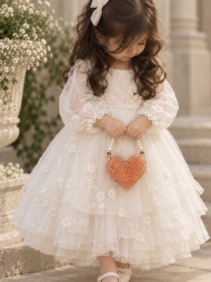 Beaded Mini Heart Sling by CHAMMAQ – Little Princess Luxe